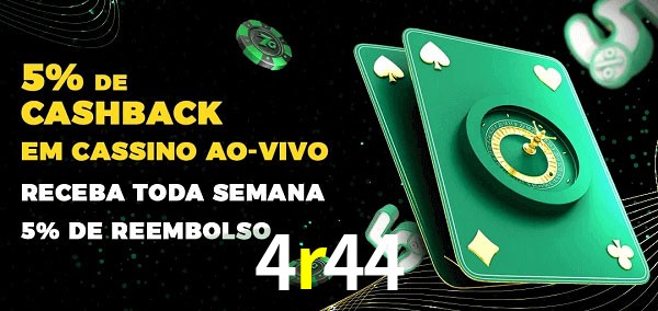Promoções do cassino ao Vivo 4r44